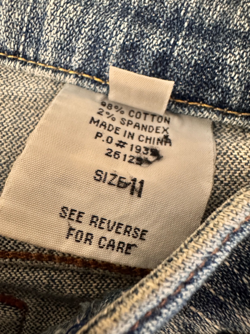 Paris Blues Y2K Low Rise Button Fly Bootcut Jeans - Picture 8 of 8